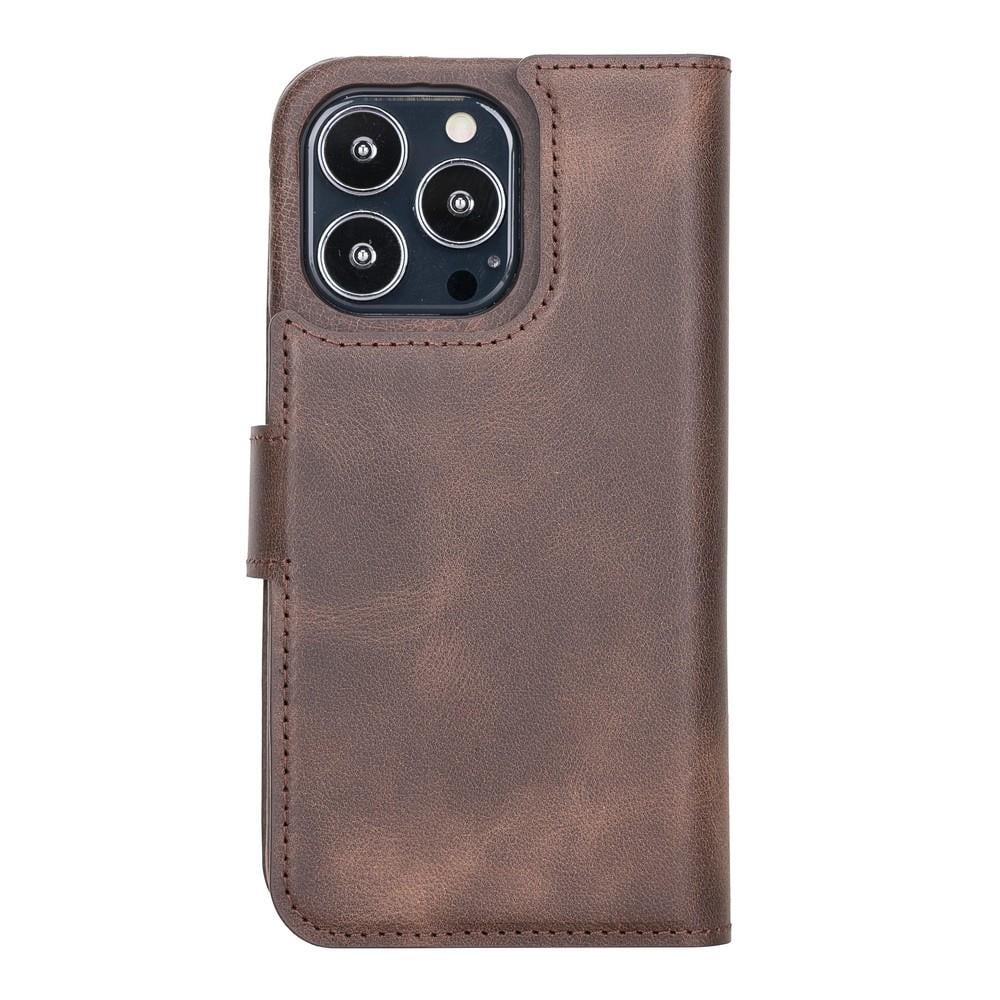 Bouletta Apple iPhone 13 Pro Max Uyumlu Deri Kılıf MW36 TN3