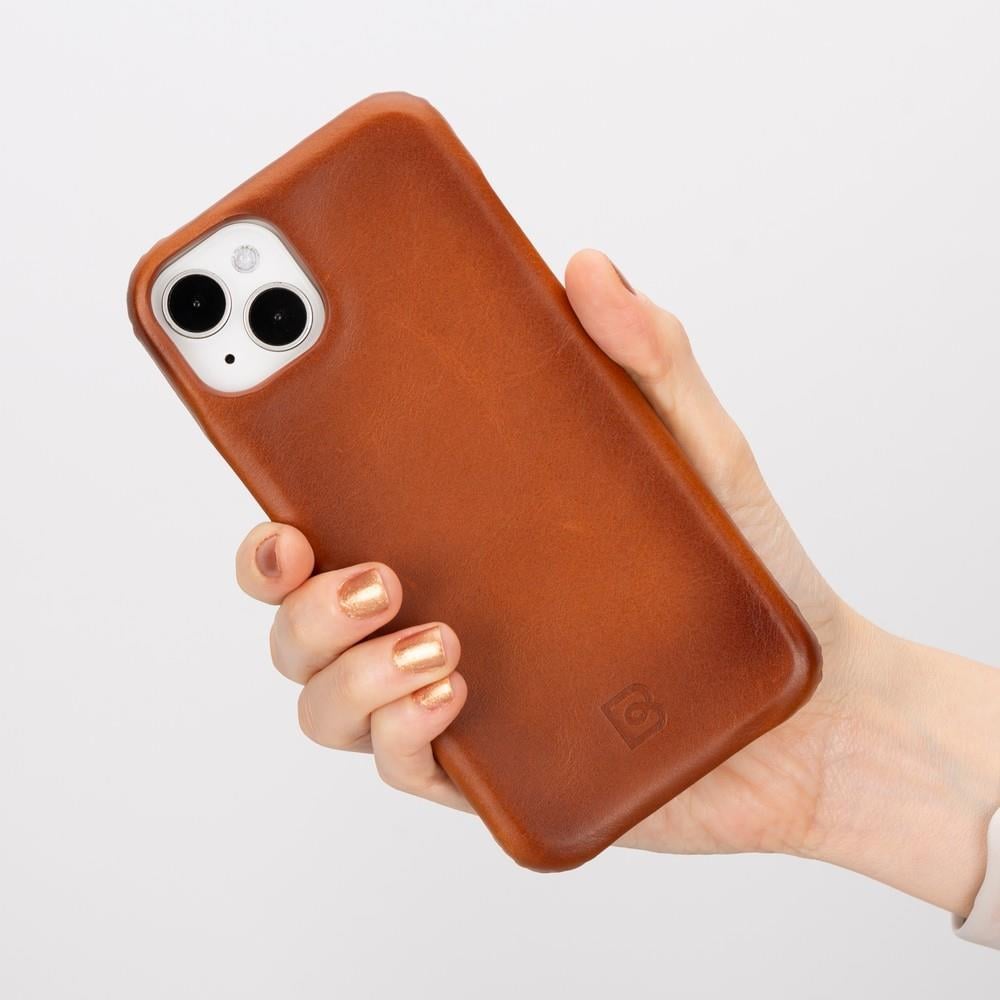 Bouletta Apple iPhone 15 Plus Uyumlu Deri Arka Kapak F360 RST2EF