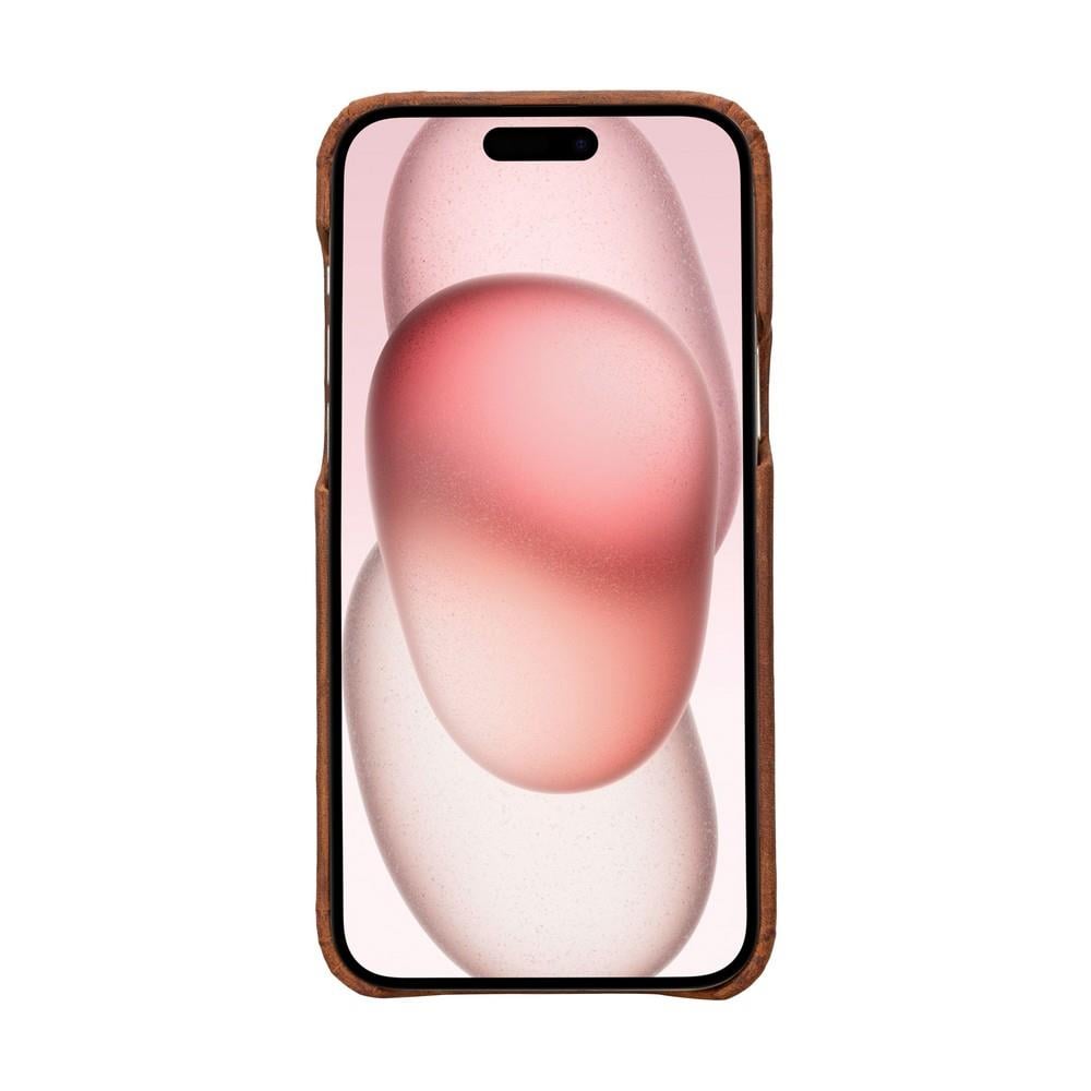 Bouletta Apple iPhone 15 Plus Uyumlu Deri Arka Kapak F360 G2