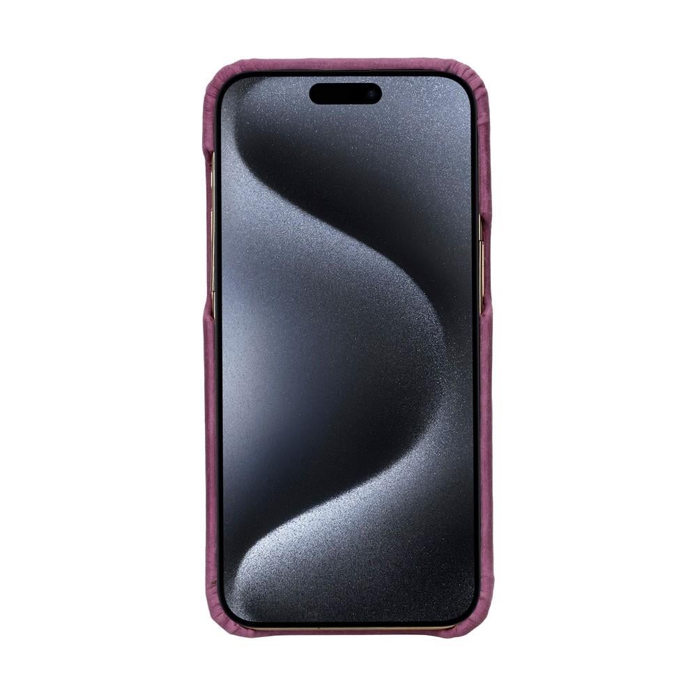 Bouletta Apple iPhone 15 Pro Max Uyumlu Deri Arka Kapak F360 CZ7