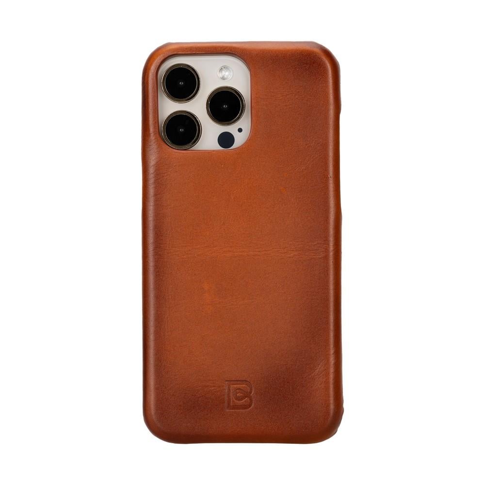Bouletta Apple iPhone 15 Pro Max Uyumlu Deri Arka Kapak F360 RST2EF