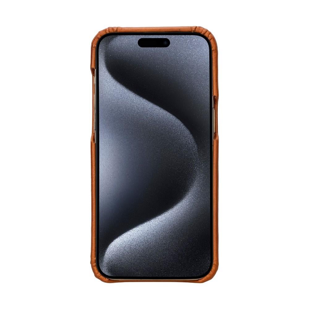 Bouletta Apple iPhone 15 Pro Max Uyumlu Deri Arka Kapak F360 RST2EF
