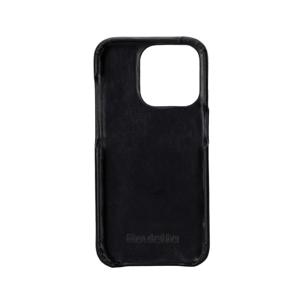 Bouletta Apple iPhone 15 Pro Uyumlu Deri Arka Kapak F360 RST1