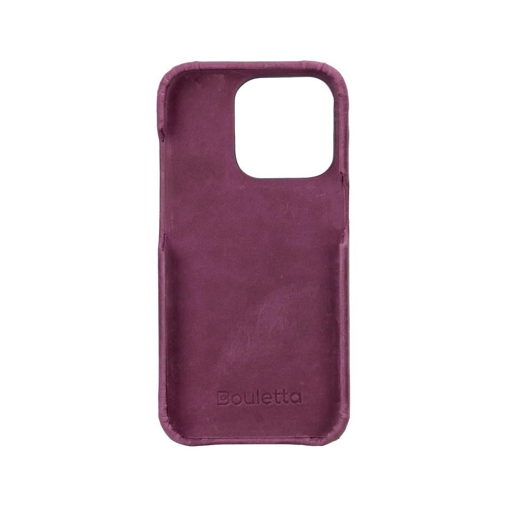 Bouletta Apple iPhone 15 Pro Uyumlu Deri Arka Kapak F360 CZ7