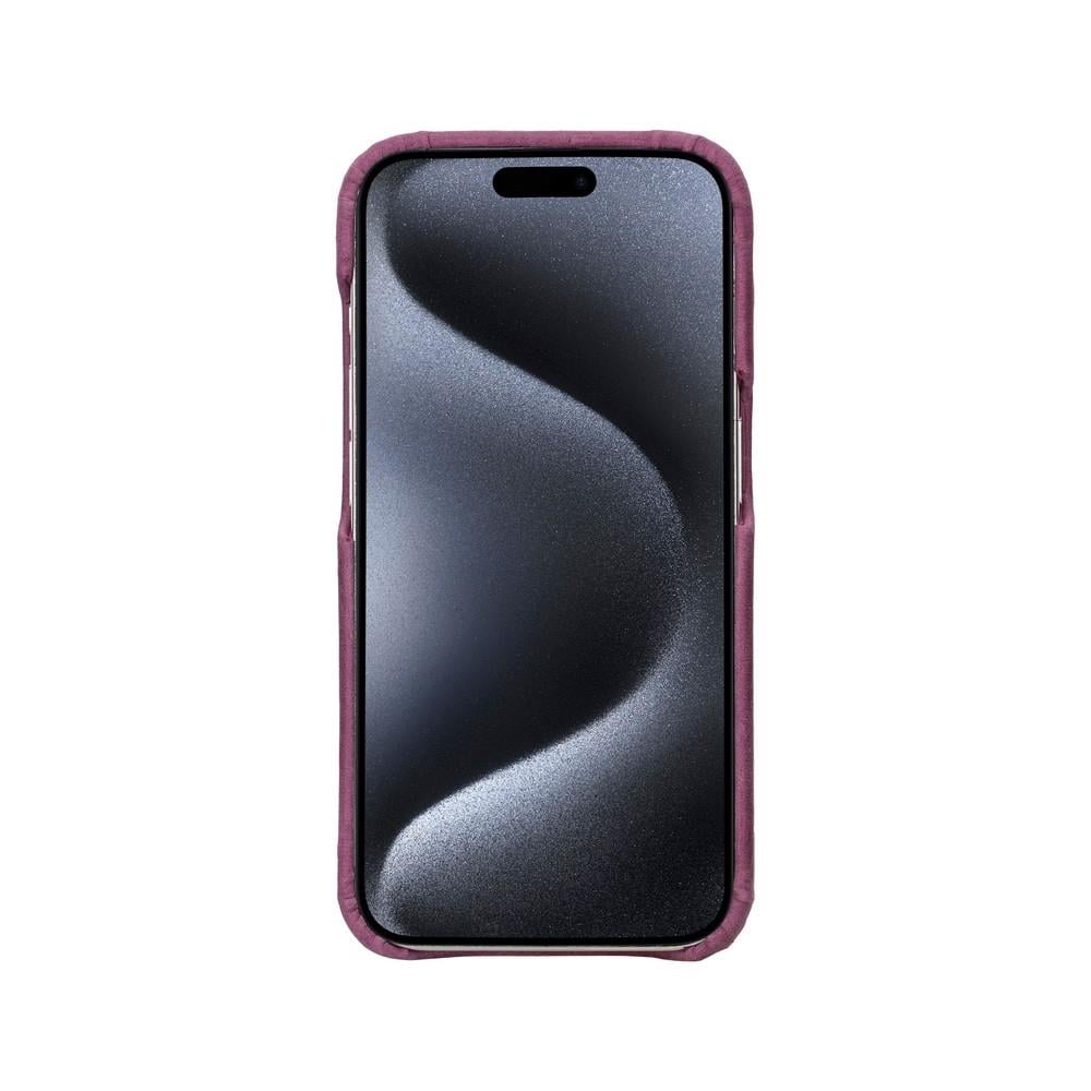 Bouletta Apple iPhone 15 Pro Uyumlu Deri Arka Kapak F360 CZ7