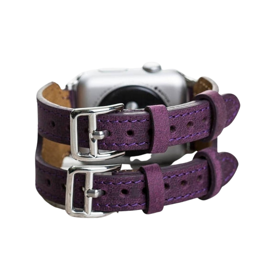 Bouletta Apple Watch Uyumlu Deri Kordon 38-40-41mm Cuff DB G7