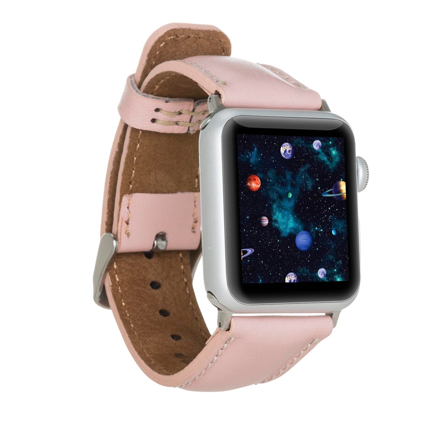 Bouletta Apple Watch Uyumlu Deri Kordon 42-44-45mm SM3 NU2