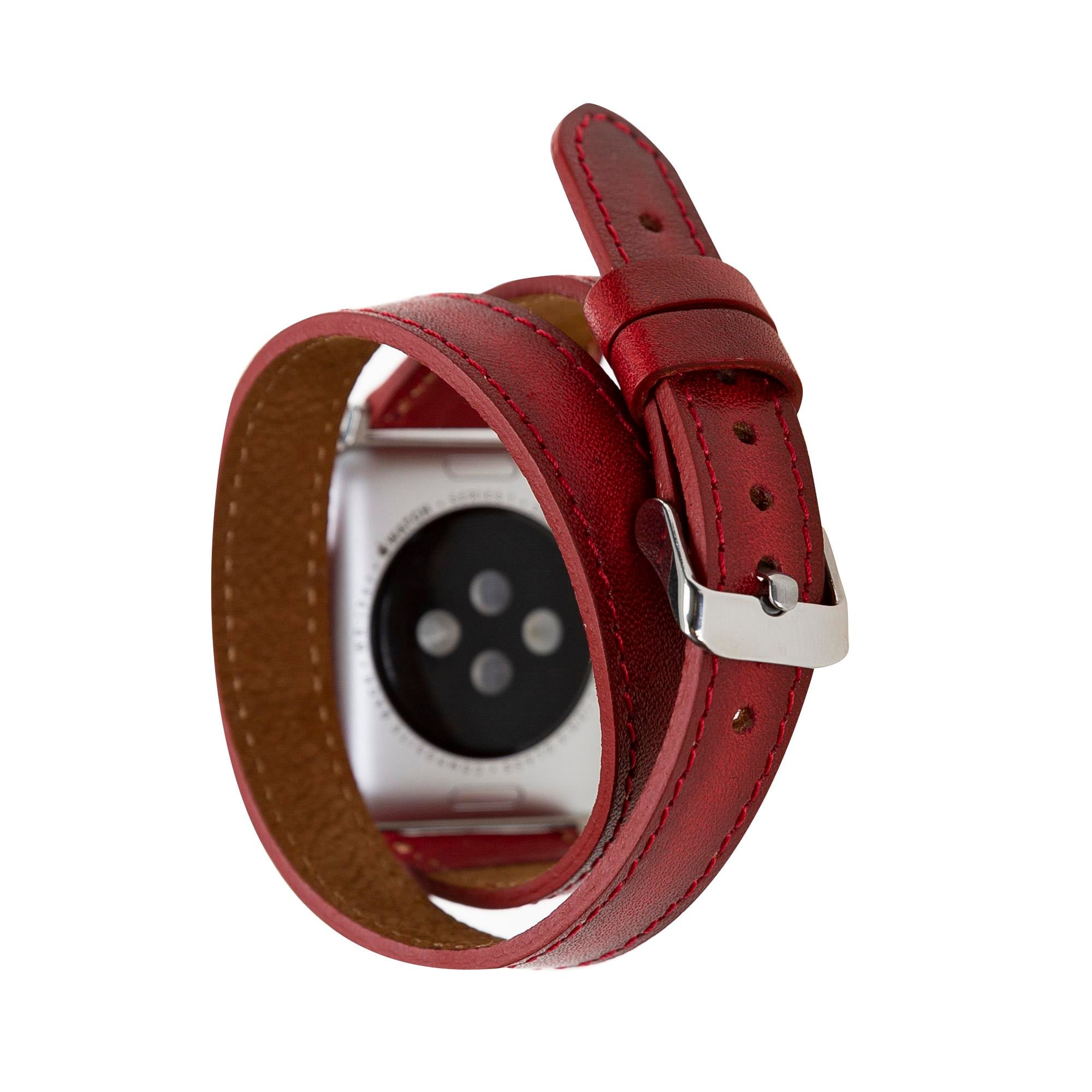 Bouletta Apple Watch Uyumlu Deri Kordon 38-40-41mm Slim DT V4EF