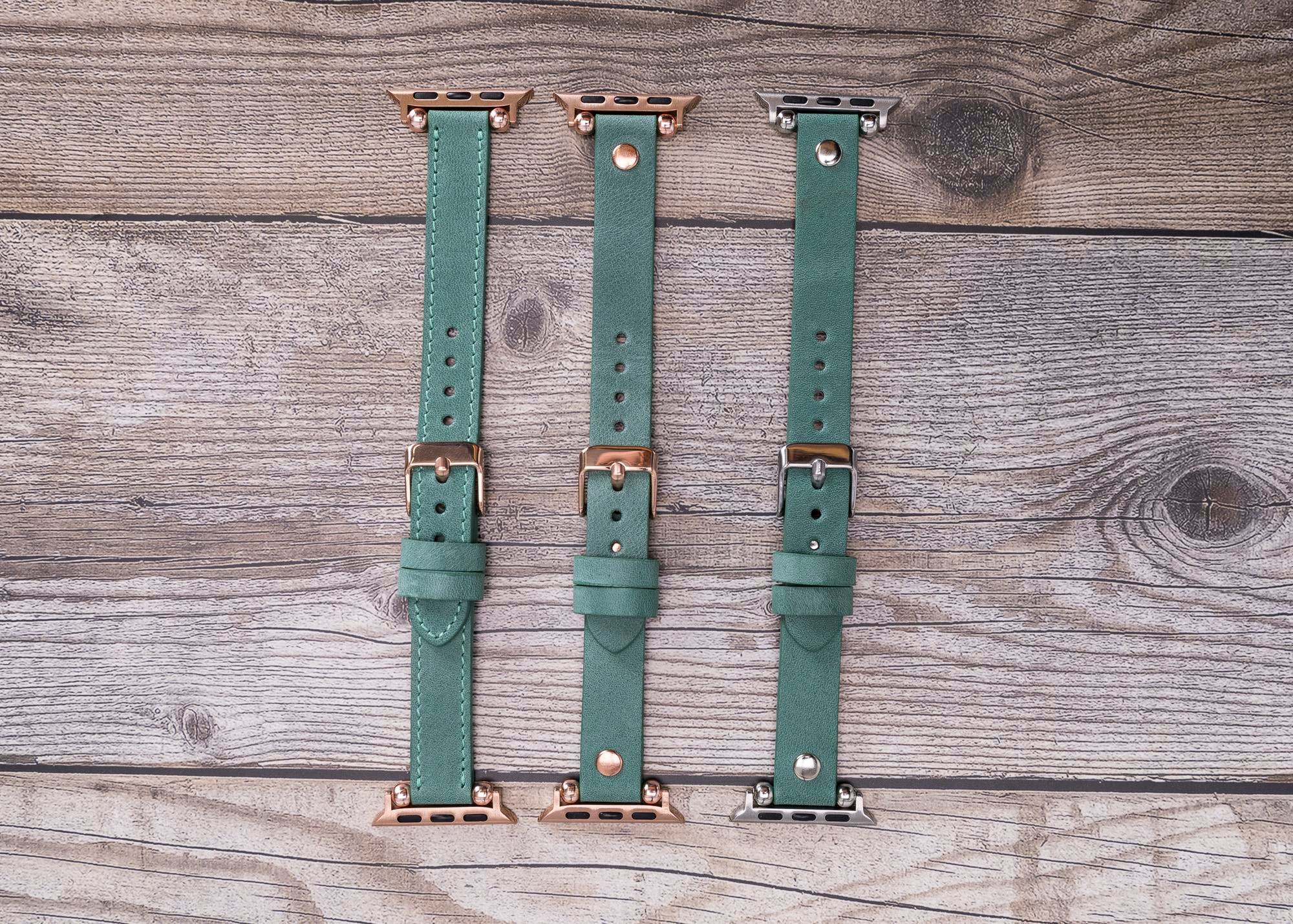 Bouletta Apple Watch Uyumlu Deri Kordon 42-44-45mm Ferro RT CZ12