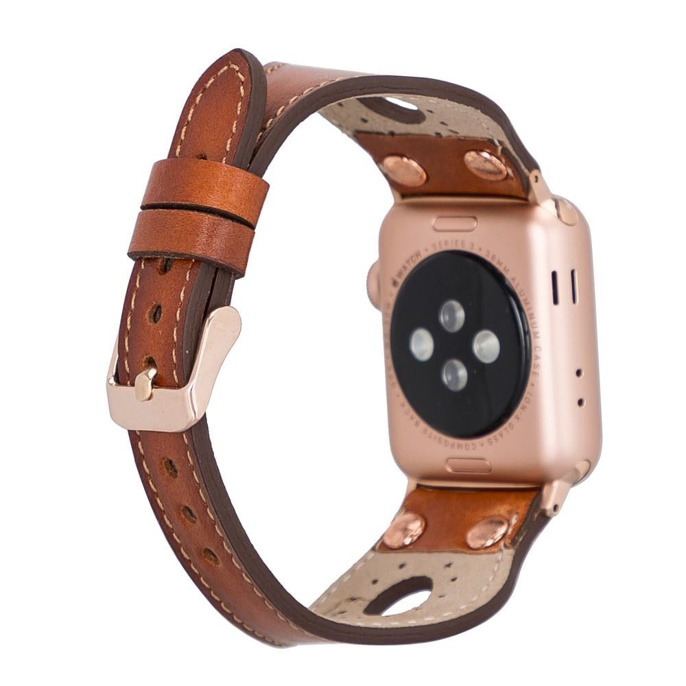 Bouletta Apple Watch Uyumlu Deri Kordon Ronda 38-40-41mm RT RST2E