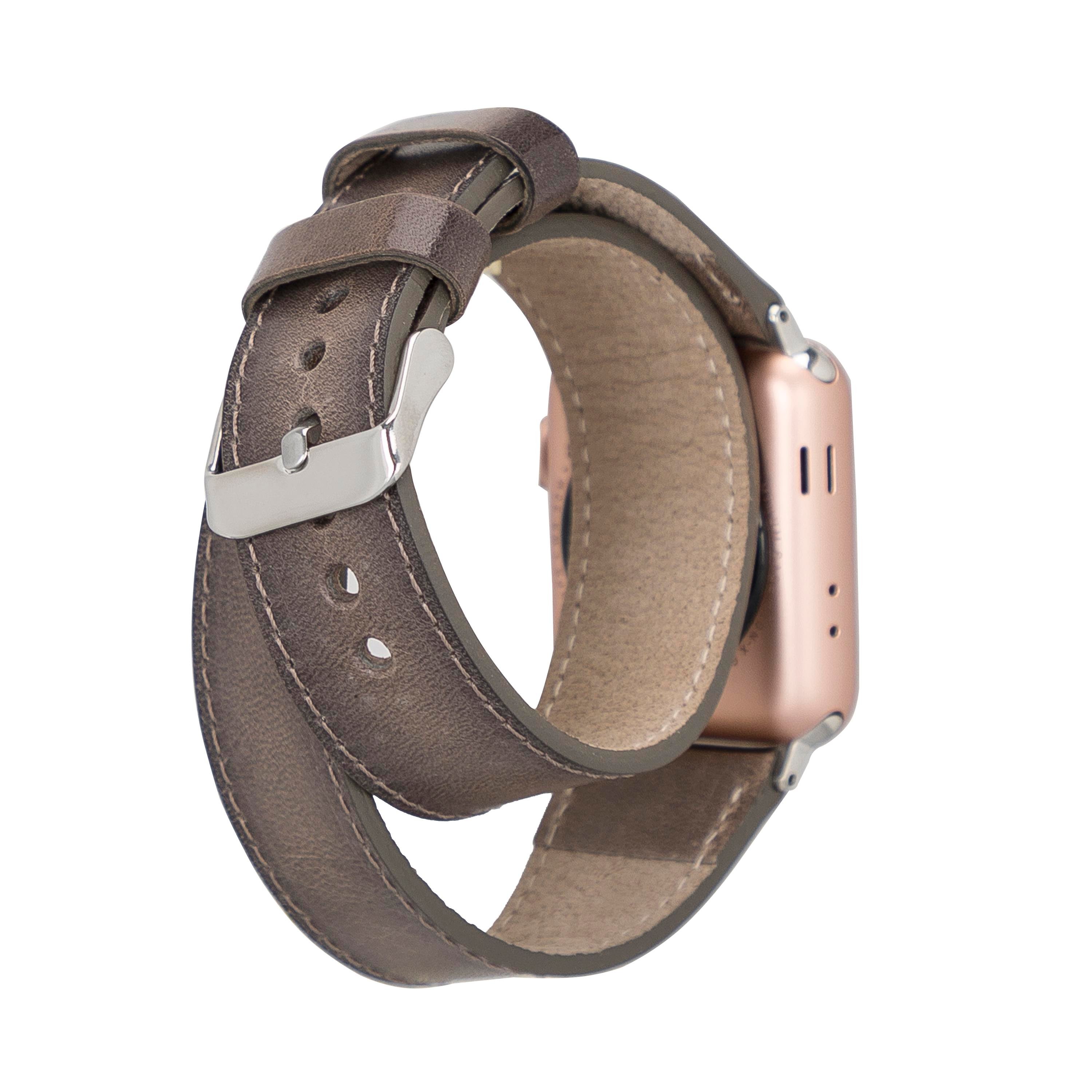 Bouletta Apple Watch Uyumlu Deri Kordon 38-40-41mm DT V23EF