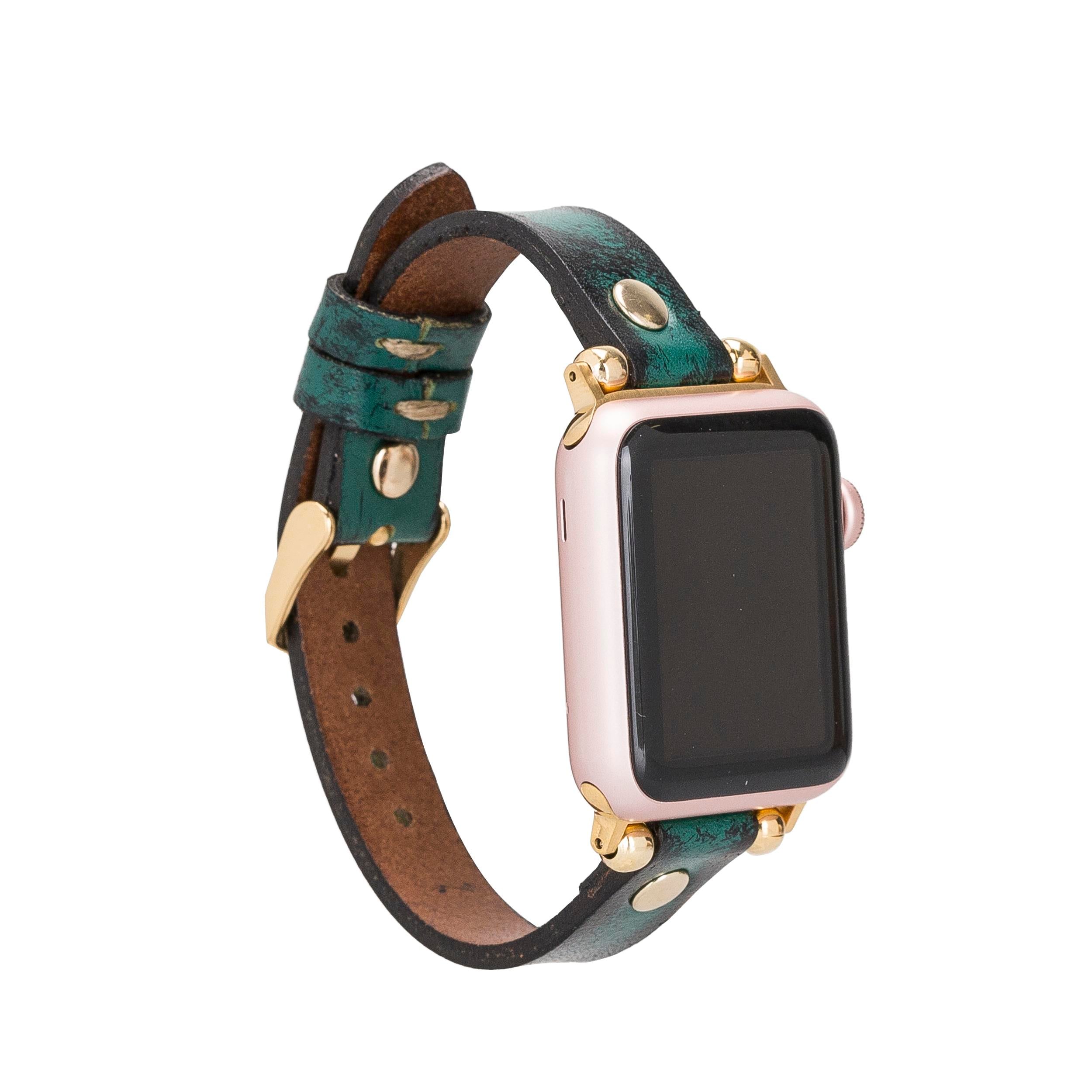 Bouletta Apple Watch Uyumlu Deri Kordon 38-40-41mm GT V6SEF