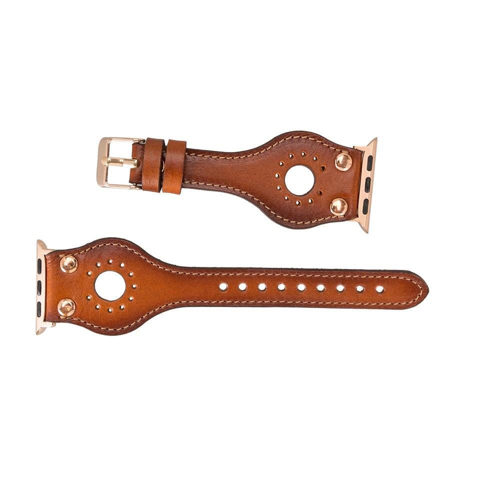 Bouletta Apple Watch Uyumlu Deri Kordon Ronda 38-40-41mm RT RST2E