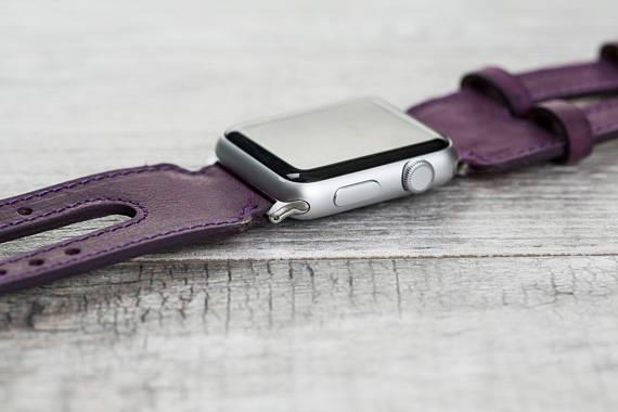 Bouletta Apple Watch Uyumlu Deri Kordon 38-40-41mm Cuff DB G7
