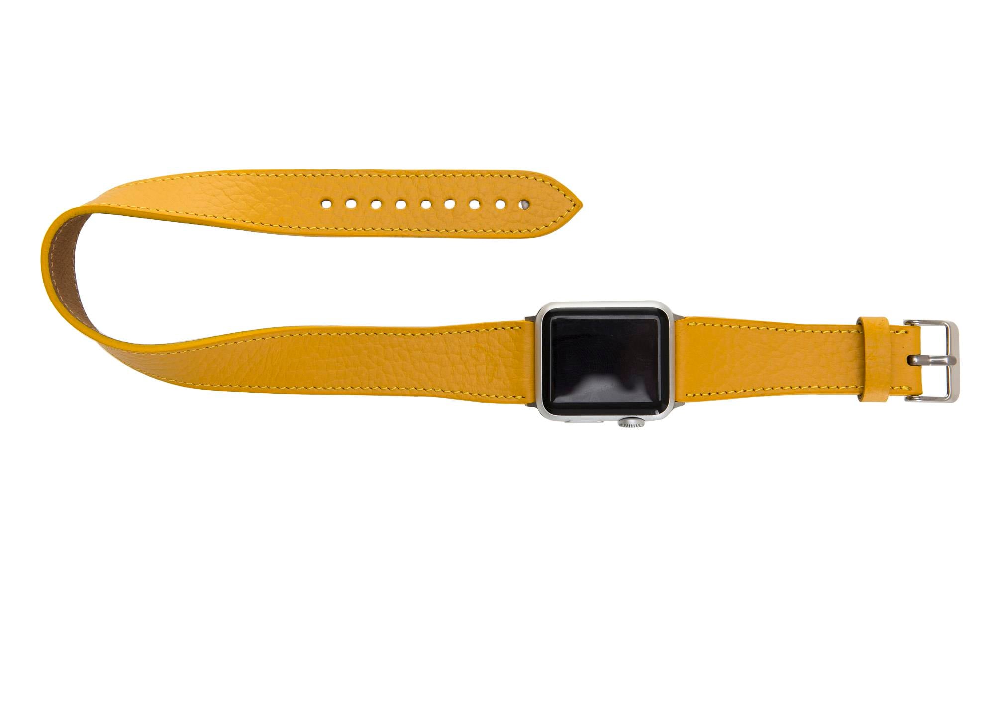 Bouletta Apple Watch Uyumlu Deri Kordon 42-44-45mm DT FL12