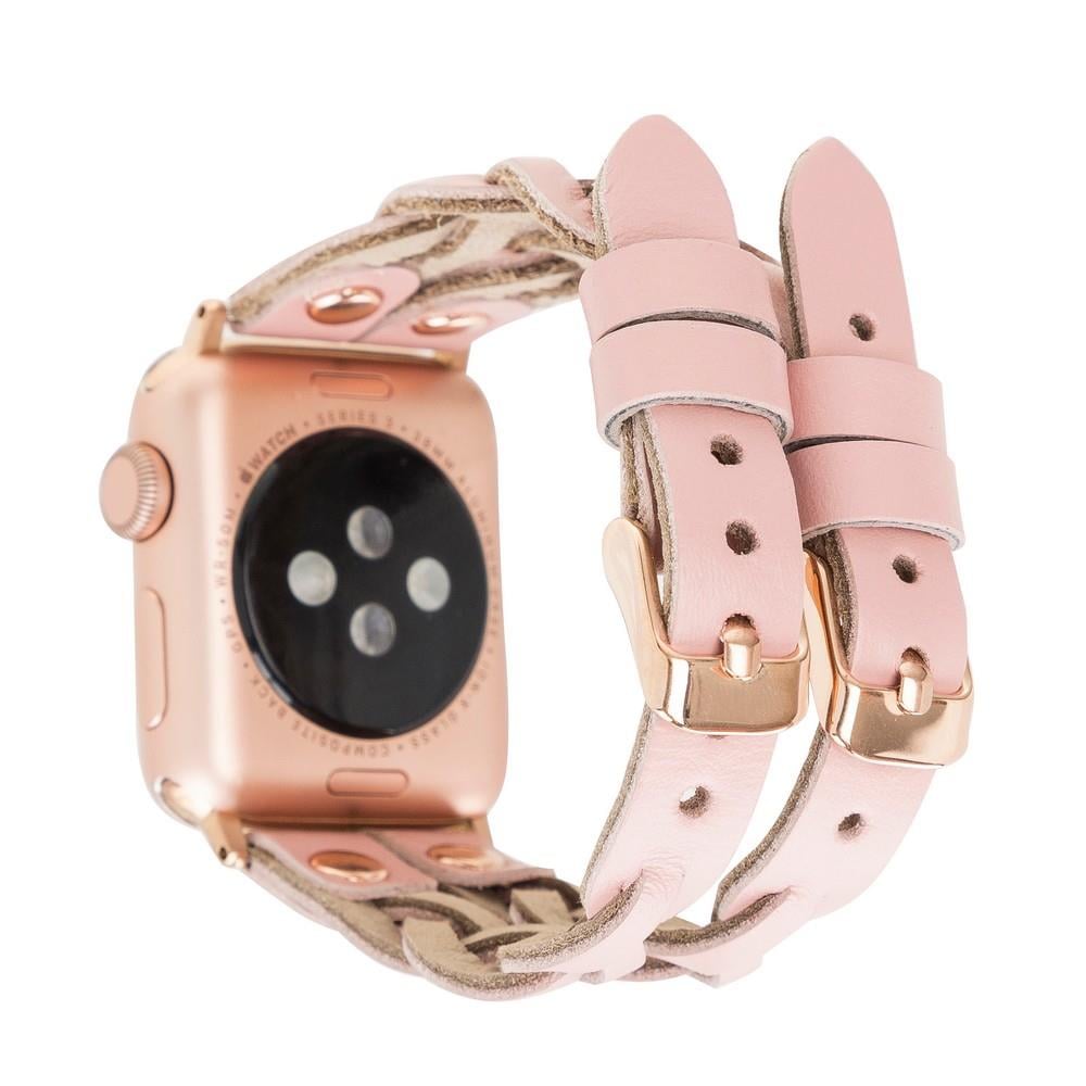 Bouletta Apple Watch Uyumlu Deri Kordon York Double Tour NU2