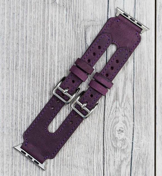 Bouletta Apple Watch Uyumlu Deri Kordon 38-40-41mm Cuff DB G7