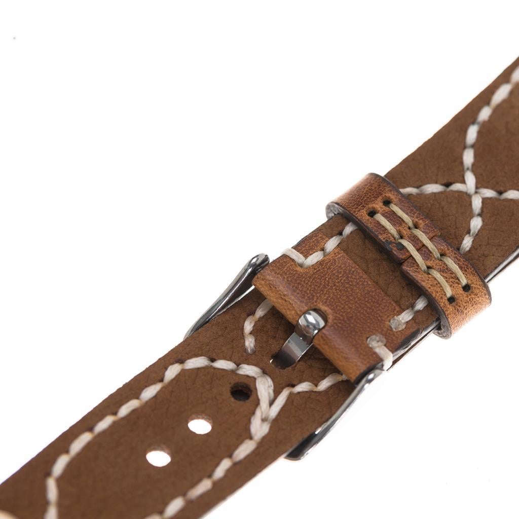 Bouletta Apple Watch Uyumlu Deri Kordon 42-44-45mm V18 Daniel