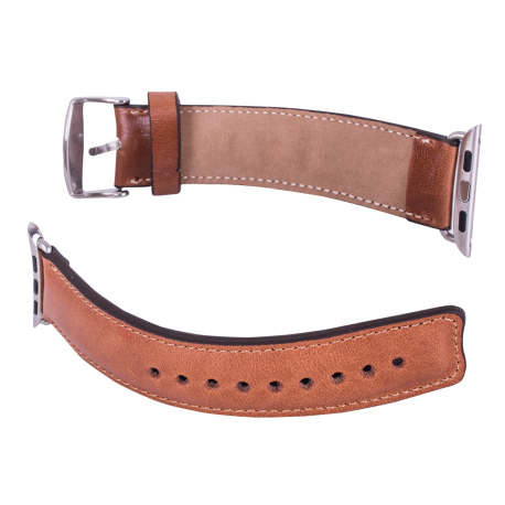 Bouletta Apple Watch Uyumlu Deri Kordon 38-40-41mm RST2 Taba