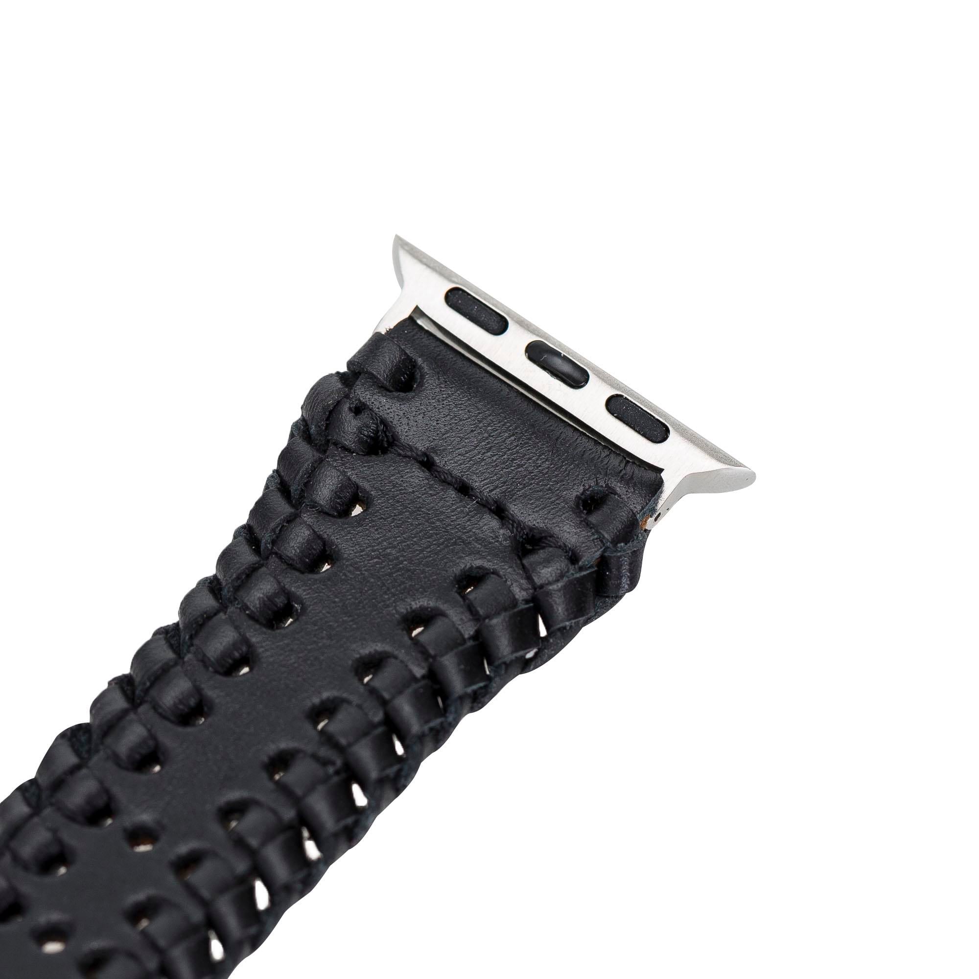 Bouletta Apple Watch Uyumlu Deri Kordon 42-44-45mm SM43 RST1