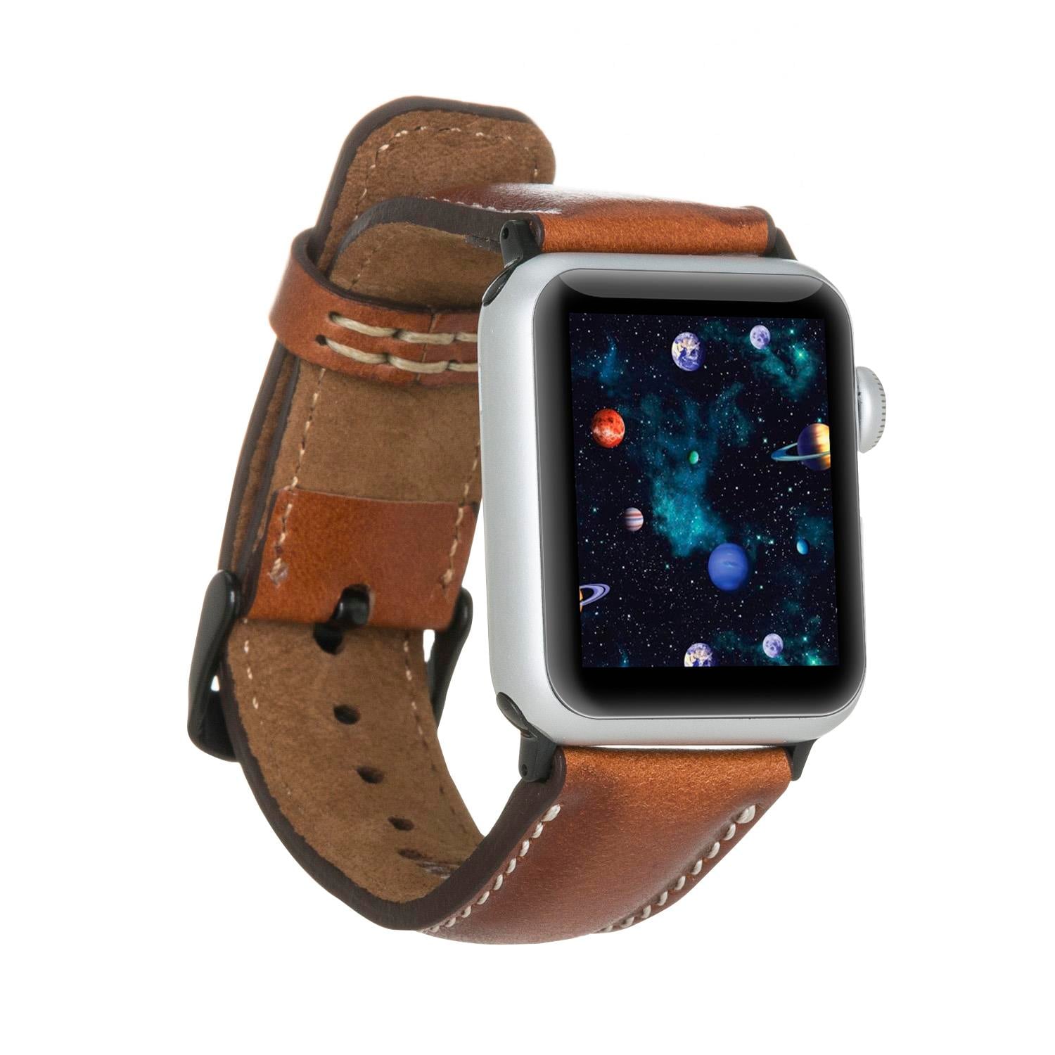Bouletta Apple Watch Uyumlu Deri Kordon 42-44-45mm SM3 BC RST2EF