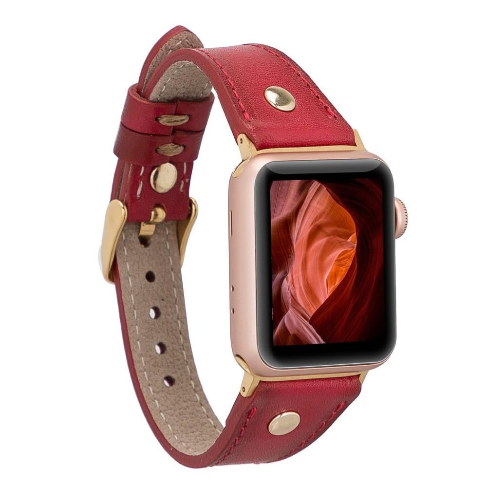 Bouletta Apple Watch Uyumlu Deri Kordon 42-44-45mm Slim GT V4EF
