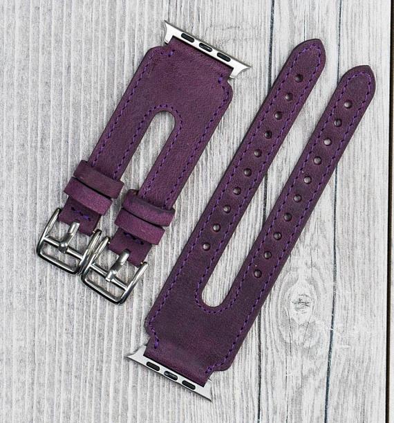 Bouletta Apple Watch Uyumlu Deri Kordon 38-40-41mm Cuff DB G7