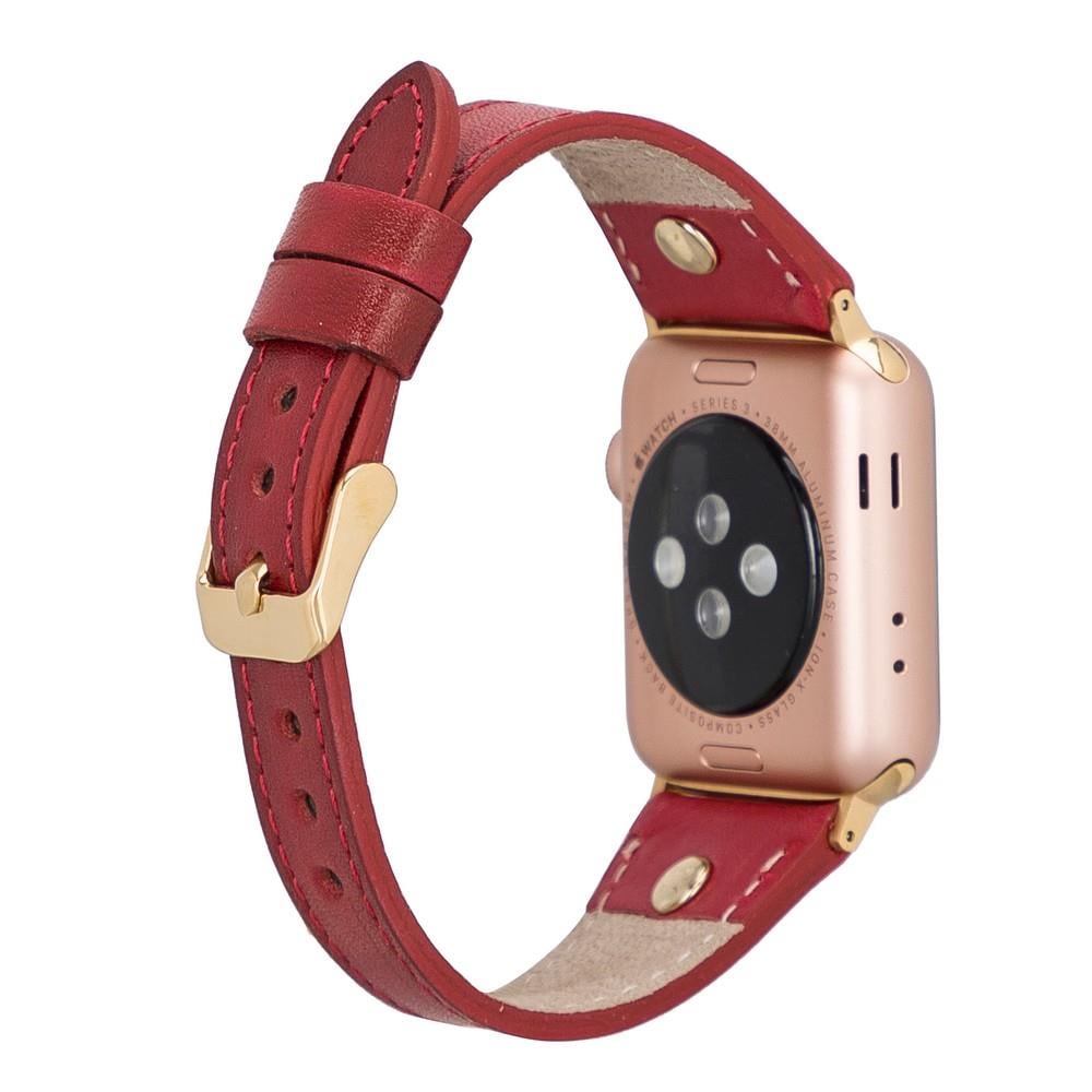 Bouletta Apple Watch Uyumlu Deri Kordon 42-44-45mm Slim GT V4EF