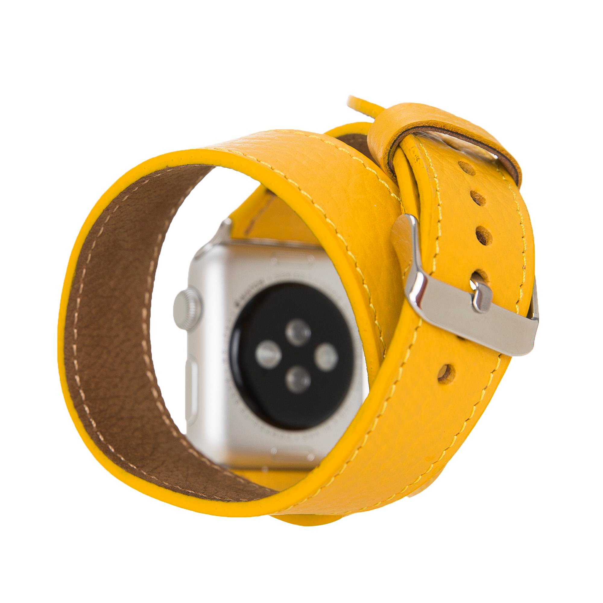 Bouletta Apple Watch Uyumlu Deri Kordon 42-44-45mm DT FL12