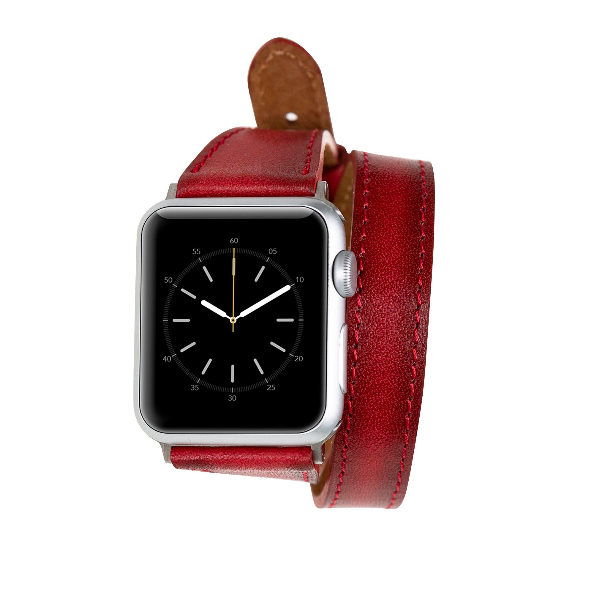 Bouletta Apple Watch Uyumlu Deri Kordon 38-40-41mm Slim DT V4EF