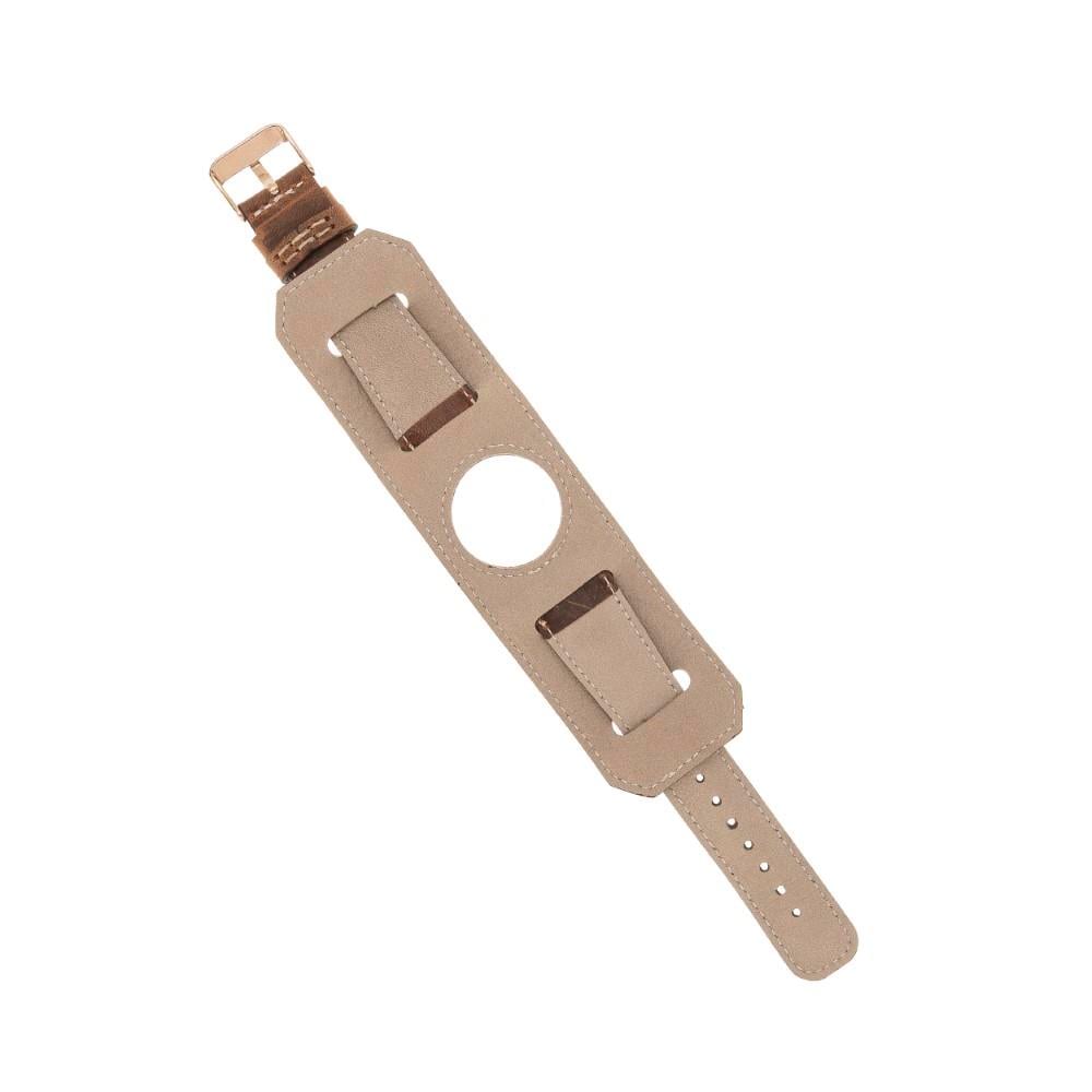 Bouletta Apple Watch Uyumlu Deri Kordon 42-44-45mm Cuff G2 Kahve