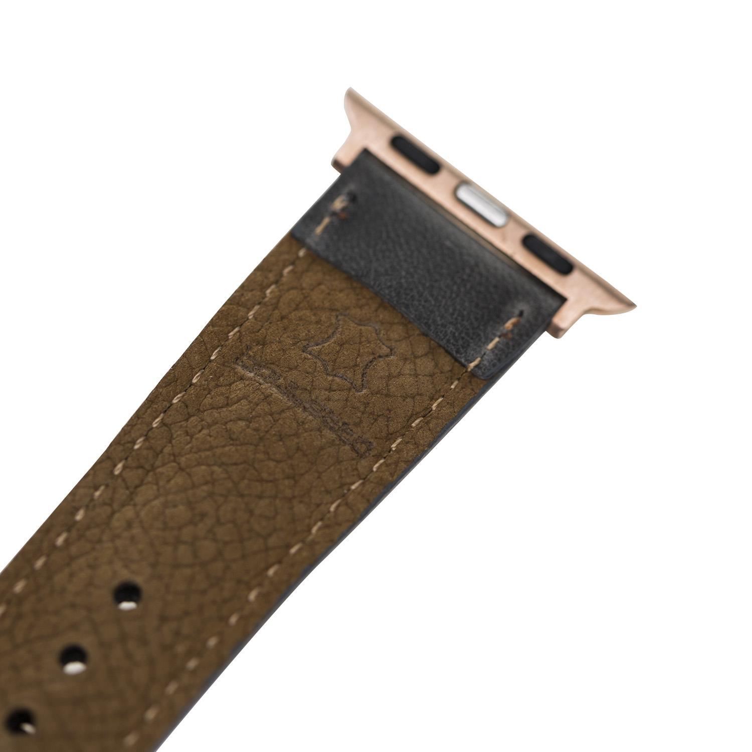 Bouletta Apple Watch Uyumlu Deri Kordon 42-44-45mm TN18EF