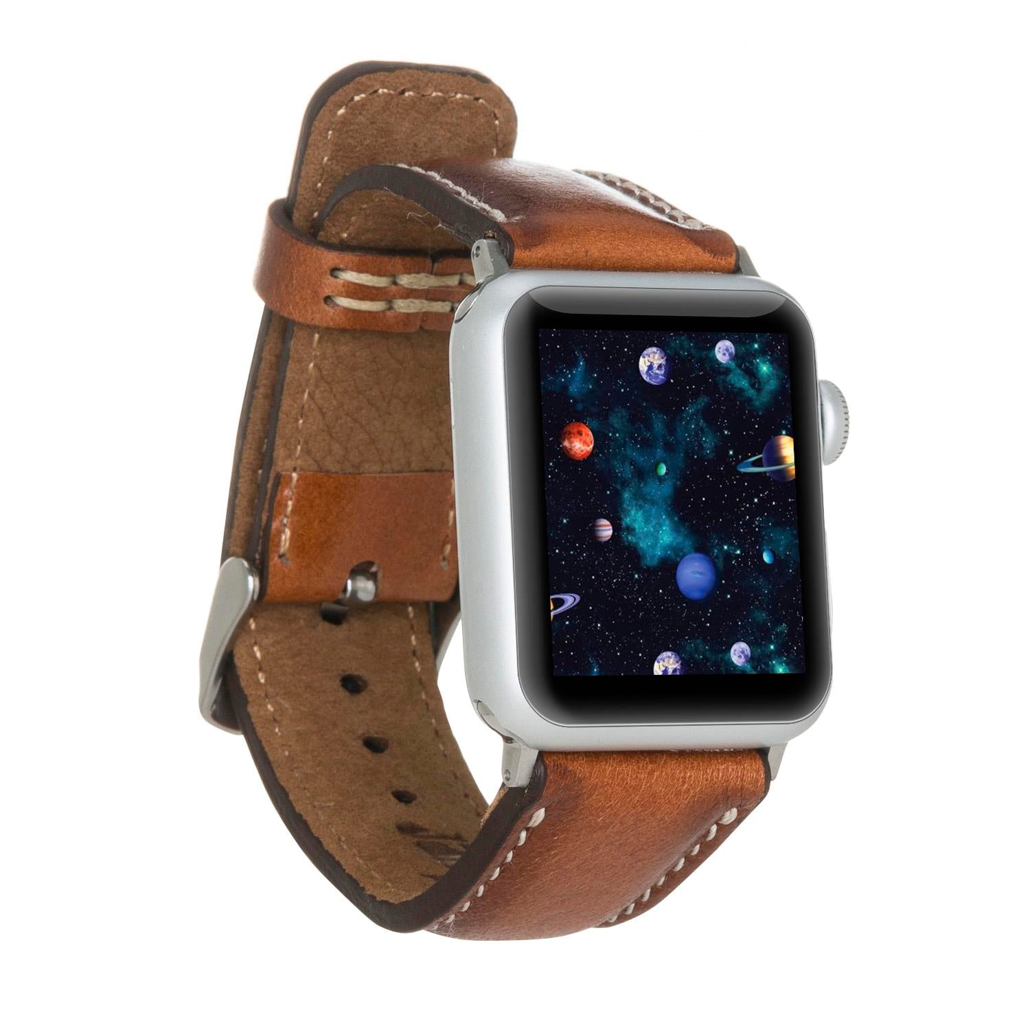 Bouletta Apple Watch Uyumlu Deri Kordon 42-44-45mm SM3 SC RST2EF