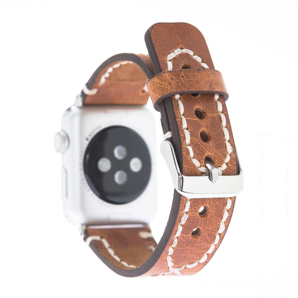 Bouletta Apple Watch Uyumlu Deri Kordon 42-44-45mm V18 Daniel
