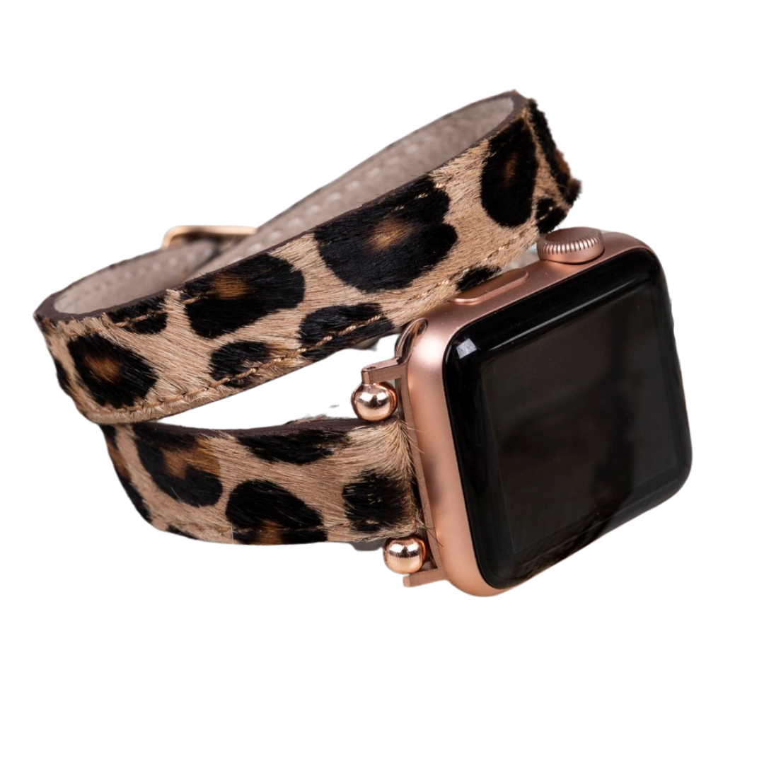 Bouletta Apple Watch Uyumlu Deri Kordon 38-40-41mm DT LEO1N