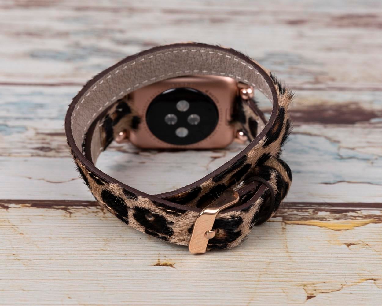 Bouletta Apple Watch Uyumlu Deri Kordon 38-40-41mm DT LEO1N