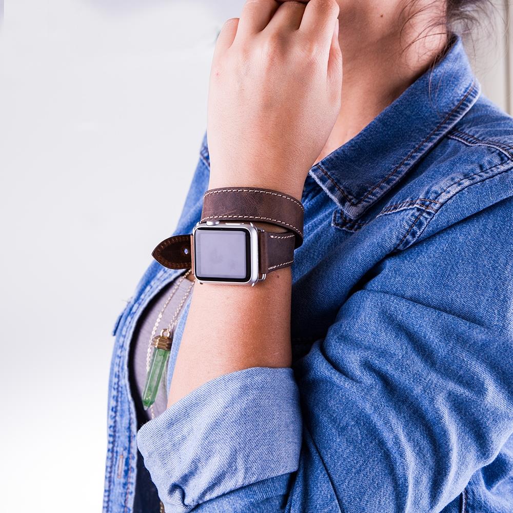 Bouletta Apple Watch Uyumlu Deri Kordon 38-40-41mm DT G6