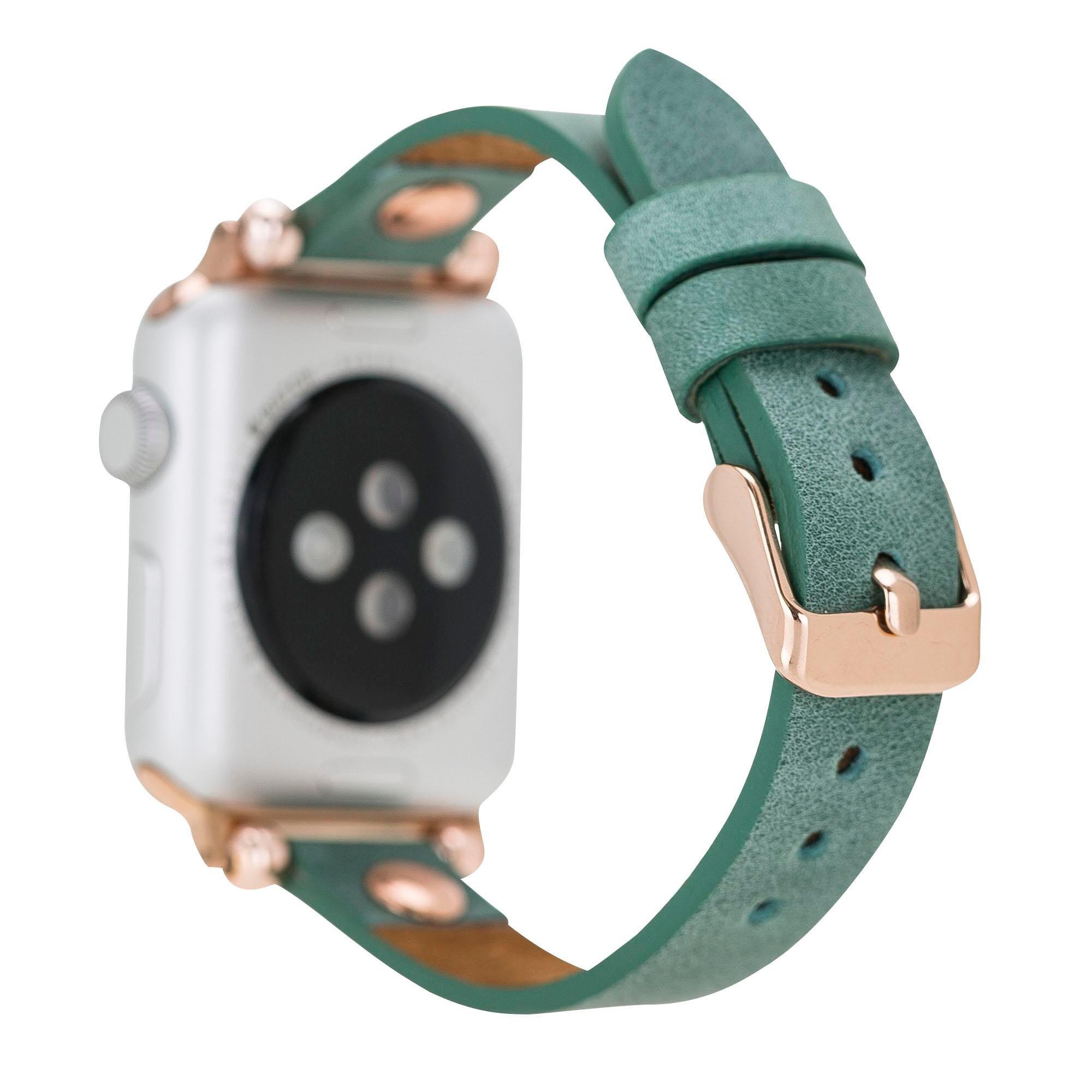 Bouletta Apple Watch Uyumlu Deri Kordon 42-44-45mm Ferro RT CZ12