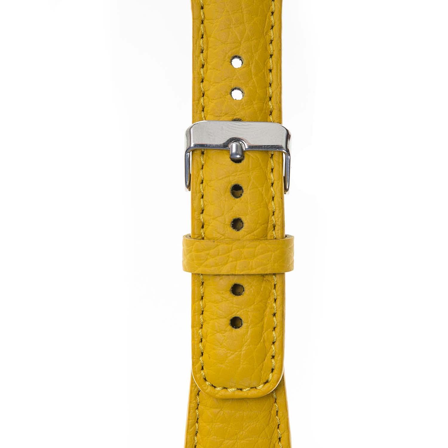 Bouletta Apple Watch Uyumlu Deri Kordon 38-40-41mm FL12 Sarı