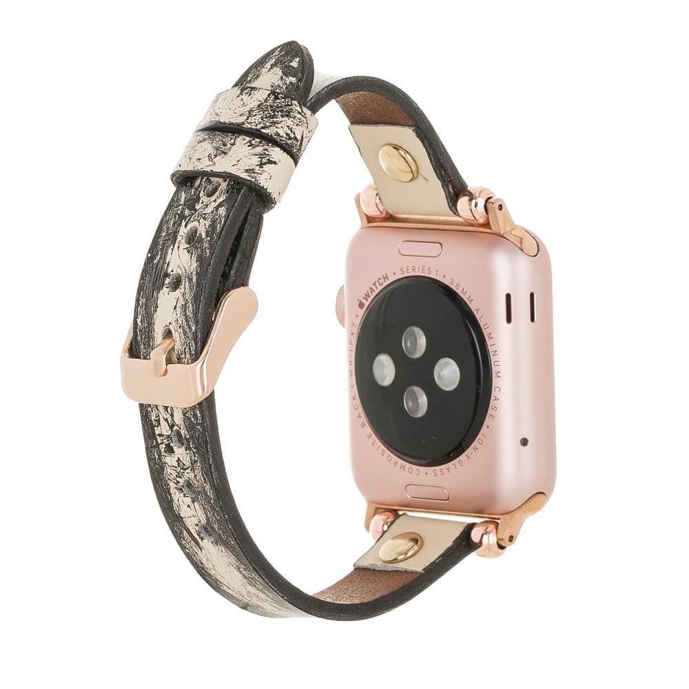 Bouletta Apple Watch Uyumlu Deri Kordon 38-40-41mm GT V26SEF