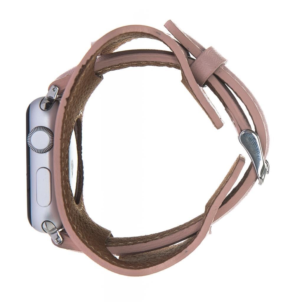 Bouletta Apple Watch Uyumlu Deri Kordon 38-40-41mm Slim Cuff NU2
