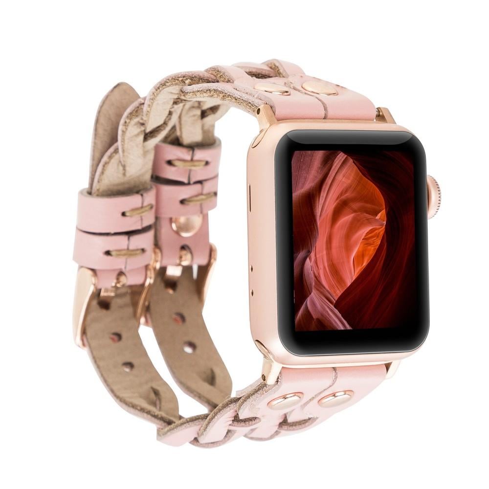 Bouletta Apple Watch Uyumlu Deri Kordon York Double Tour NU2