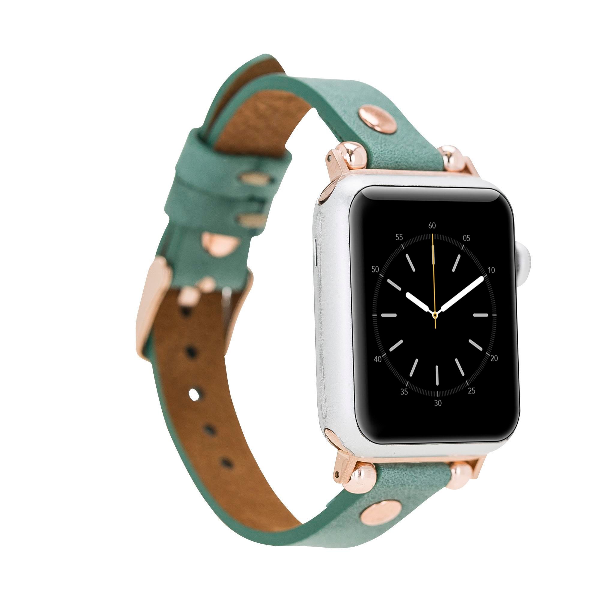 Bouletta Apple Watch Uyumlu Deri Kordon 42-44-45mm Ferro RT CZ12