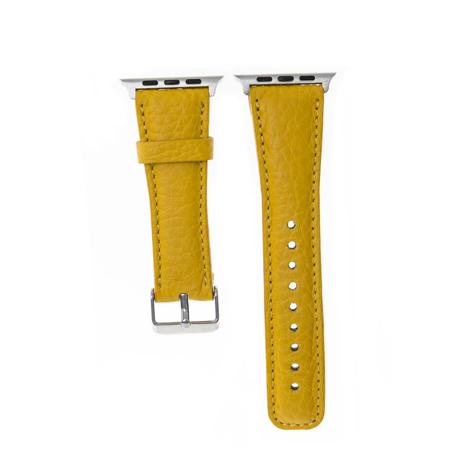 Bouletta Apple Watch Uyumlu Deri Kordon 38-40-41mm FL12 Sarı