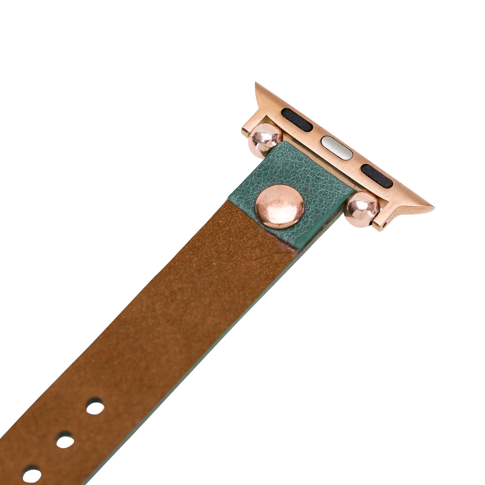 Bouletta Apple Watch Uyumlu Deri Kordon 42-44-45mm Ferro RT CZ12