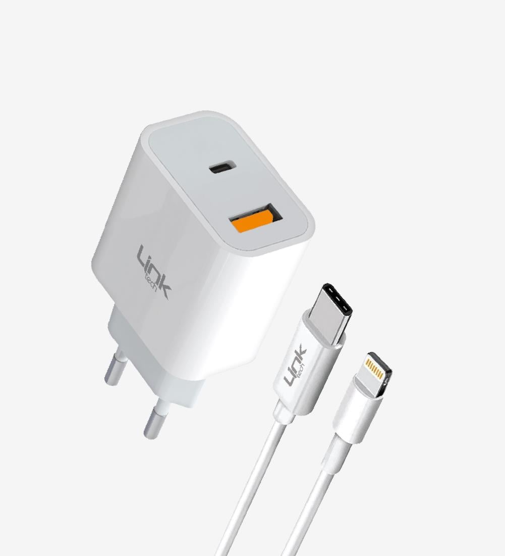 C214 Safe 30W Type-C Lightning Kablolu Hızlı Şarj Aleti