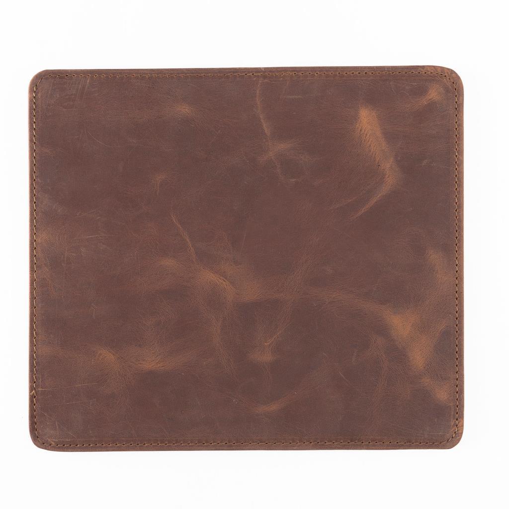 Deri Mouse Pad G2 Antik Kahve