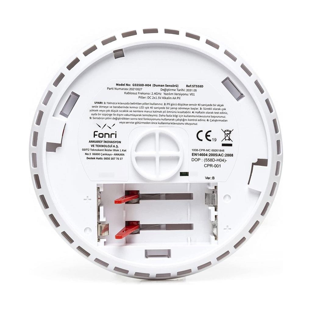 AKILLI EV - GÜVENLİK Fonri Akıllı Duman Sensörü
