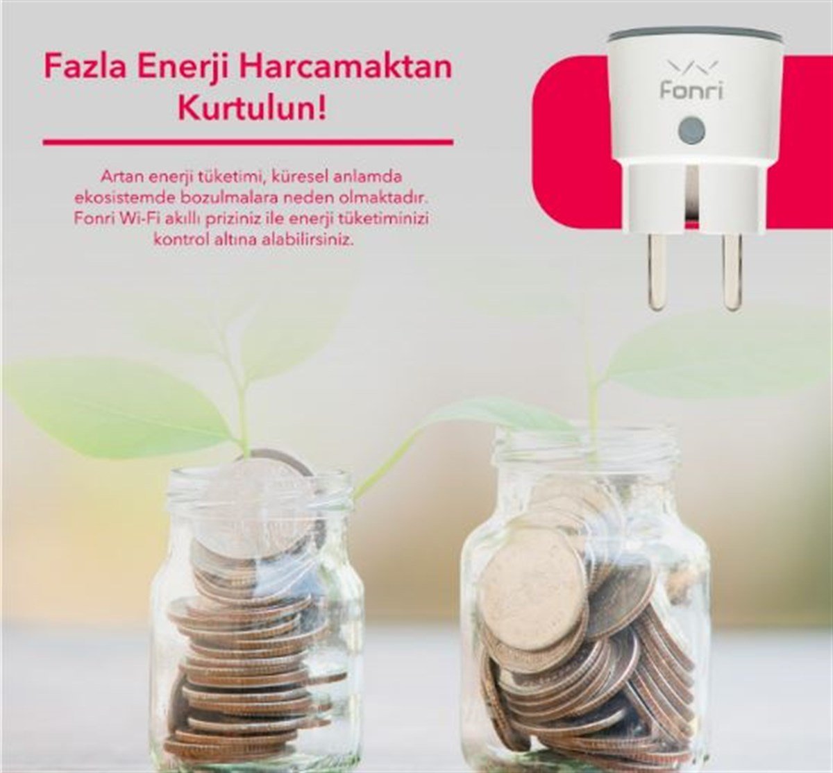 AKILLI EV - GÜVENLİK Fonri Smart Plug Akıllı Priz