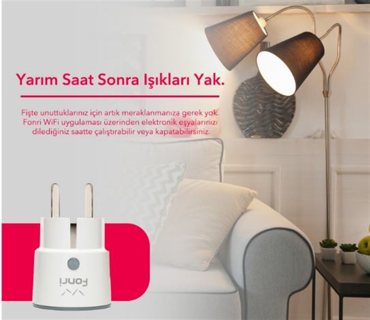 AKILLI EV - GÜVENLİK Fonri Smart Plug Akıllı Priz